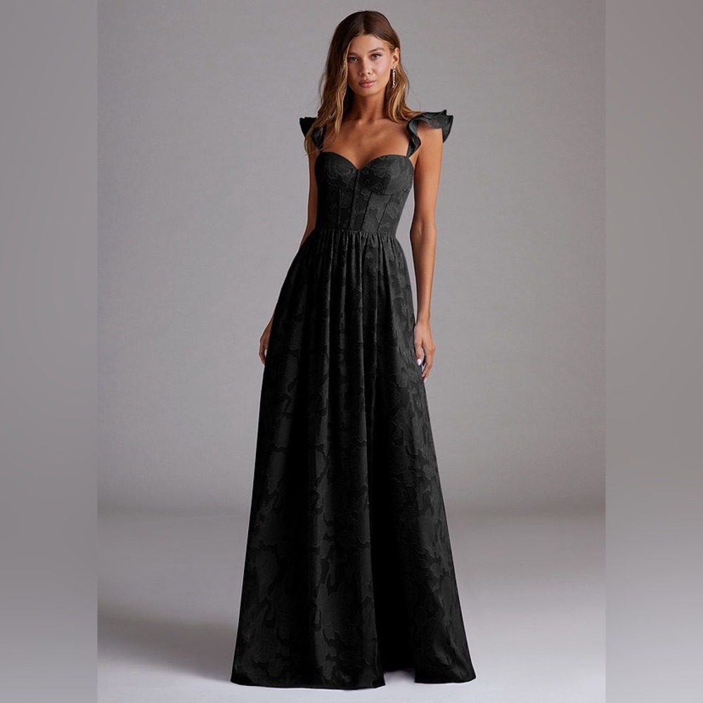 Azazie Black Evening Gown